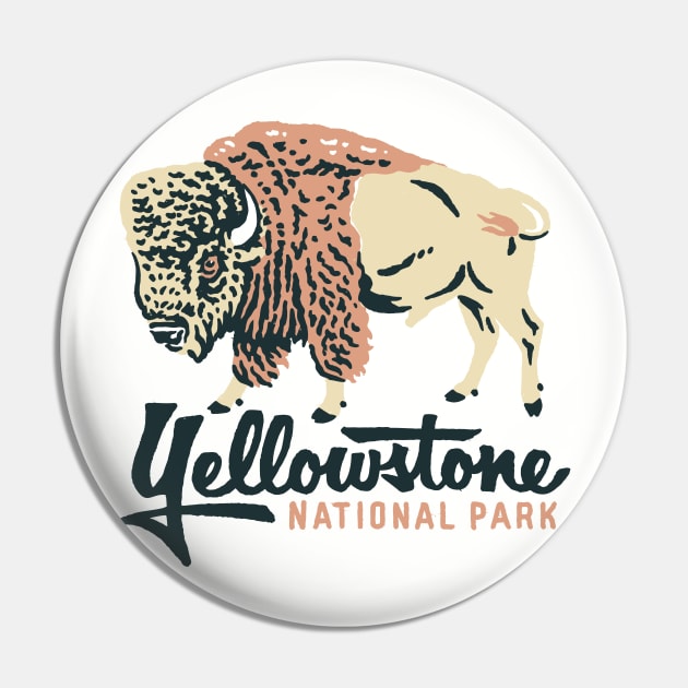 Yellowstone bison Pin by Iambolders