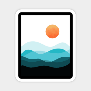 Ocean Sunrise Magnet