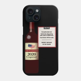 Funny Exceptionally Bad 2020 Wine Review-2020 Bad Year Parody Phone Case