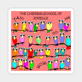 Chiering School of Jovielle Pink Magnet