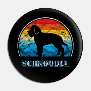 Schnoodle Vintage Design Dog Pin