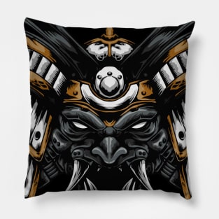 samurai skull Pillow