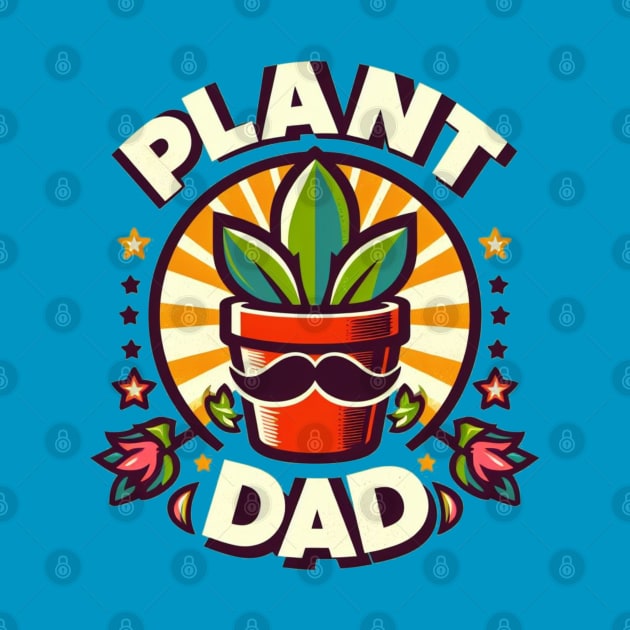 Green Thumb Guru: Men's Hilarious Plant Dad by CP6Design