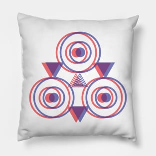Three-Eyed Night Owl (Double Vision) Pillow