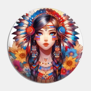 Native American, Beauty, Yakamoz, Sea Sparkle | Catsie Cat Pin