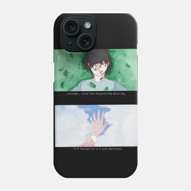 beyond the blue sky Phone Case by aesthetic shop