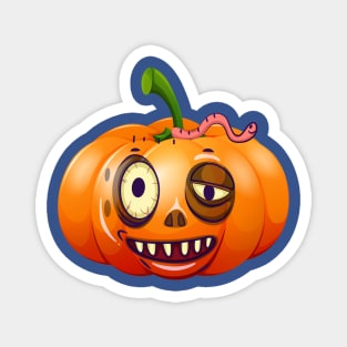 Funny Pumpkin Magnet