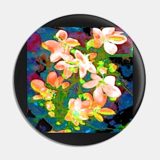 Peach Blossoms Pin