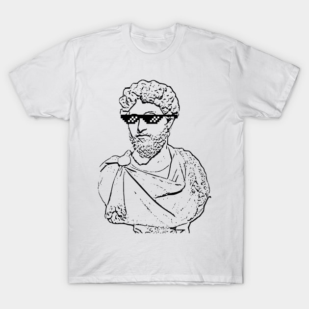 Marcus Aurelius Sunglasses T-Shirt Funny Stoic Marcus Aurelius Sunglasses T-Shirt Funny Stoic