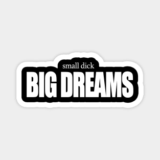 Small Dick Big Dreams Magnet