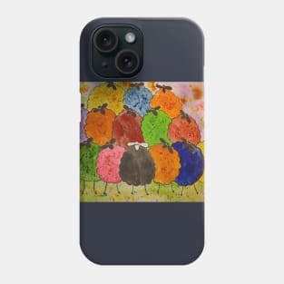 Quirky Colourful Sheep Phone Case