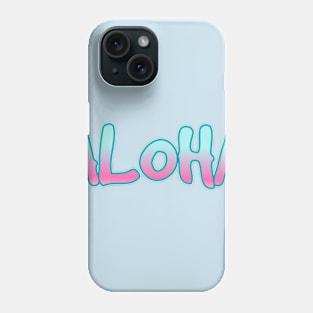 Aloha t-shirt designs Phone Case