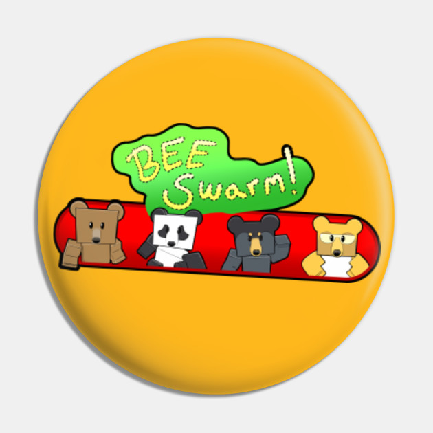 Bee Swarm Bears Bee Swarm Simulator Pin Teepublic - roblox bee swarm simulator bears