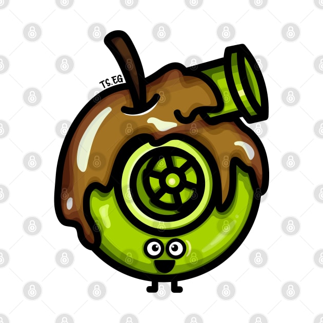 Cutest Turbo - Green Caramel Apple by hoddynoddy