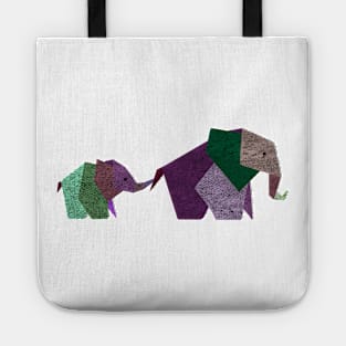 love the elephants Tote