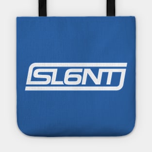 Slant 6 Icon (White + Blue) Tote