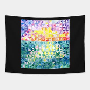 Kaleidoscope Sunset Tapestry