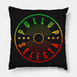 Pull Up Selecta Rasta Colors Reggae Pillow