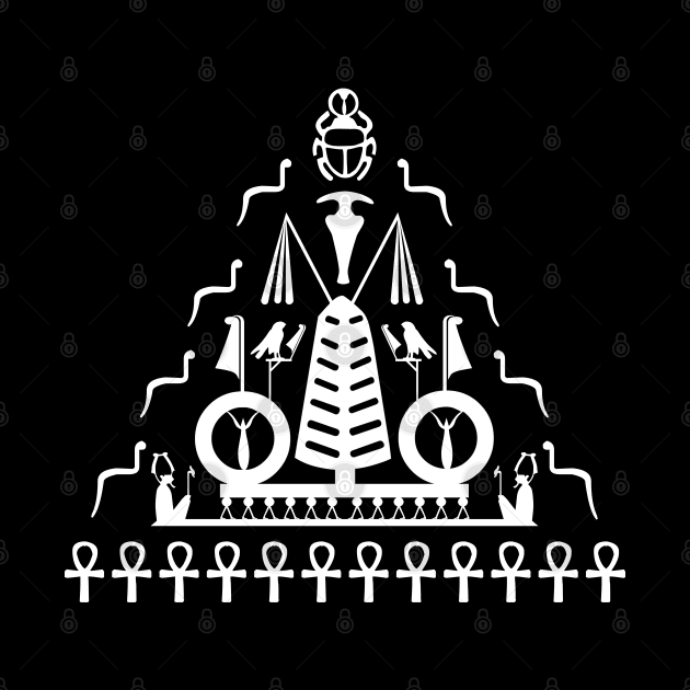 Egyptian Symbol Pyramid by emhoteb