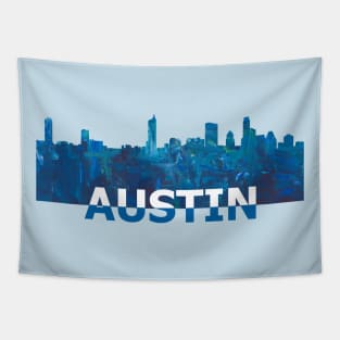 Austin Skyline Tapestry