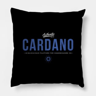 Cardano ADA Blockchain Crypto Cryptocurrency Bull Run Pillow