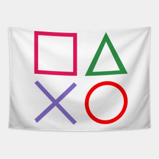 Gamer Retro Design Minimalistic Tapestry