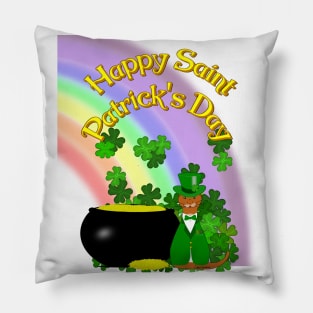 Happy Saint Patrick’s Day Oliver Pillow