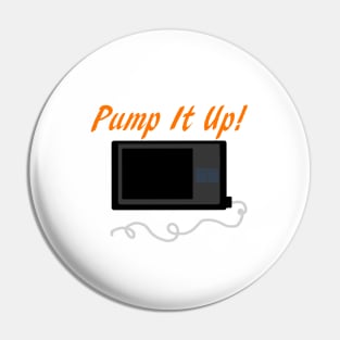 Pump It Up! 2 Orange Pin