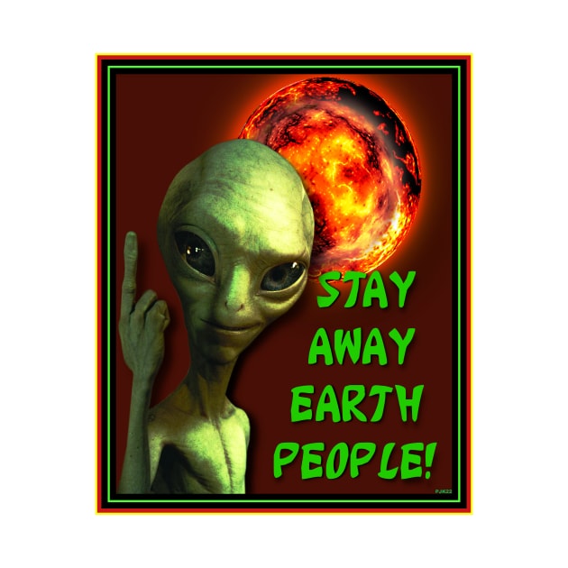 MARTIAN WARNING TO EARTHLINGS by PETER J. KETCHUM ART SHOP