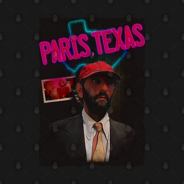 Cult Movie Paris, Texas Inspired Design by HellwoodOutfitters