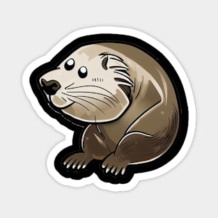 Cute Otter Magnet