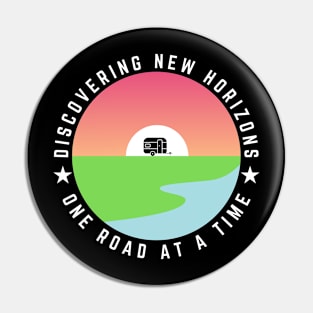 Discovering new horizons, one road at a time Caravanning and RV Pin