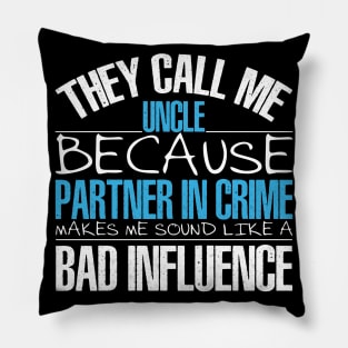 Funny Uncle Gift Pillow