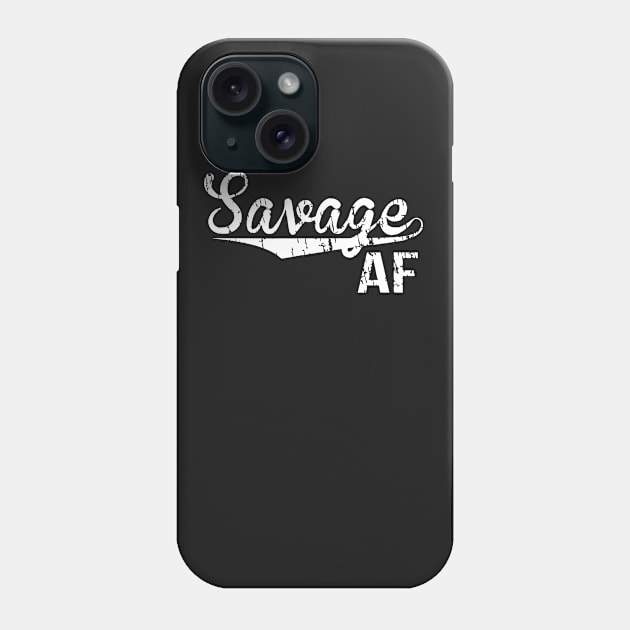 Savage AF Phone Case by Mariteas