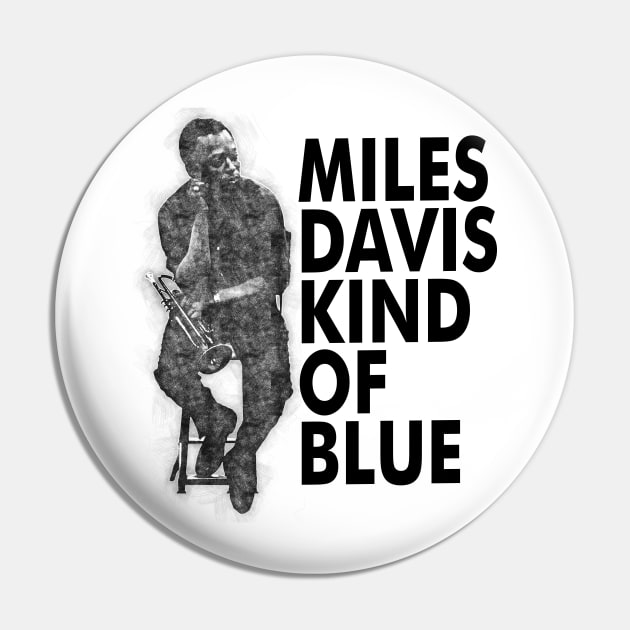 90s Miles Davis Kind Of Blue Pin by Sentra Coffee