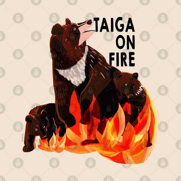 Taiga on fire #2 by belettelepink