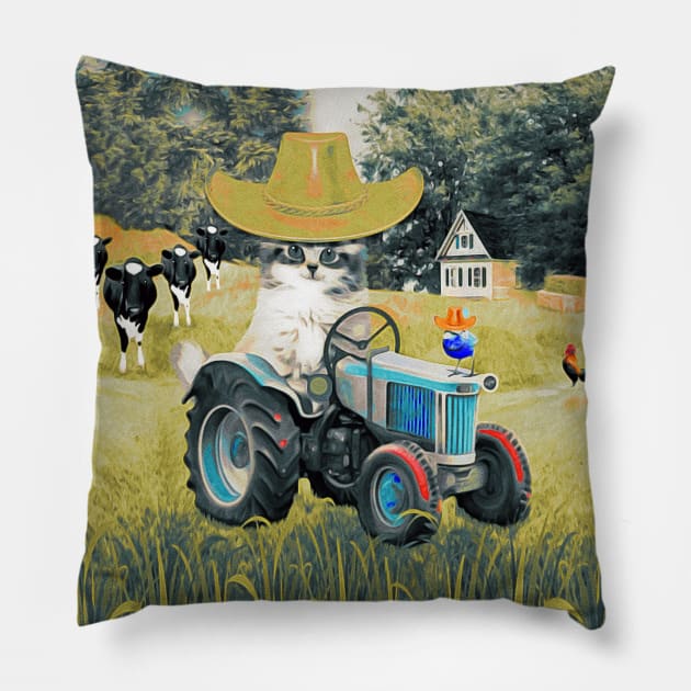 Support your Local Farmer Pillow by KC Morcom aka KCM Gems n Bling aka KCM Inspirations