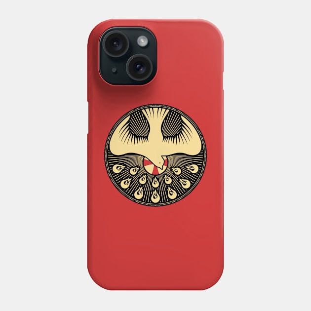 The image of a dove - a symbol of the Holy Spirit of God Phone Case by Reformer