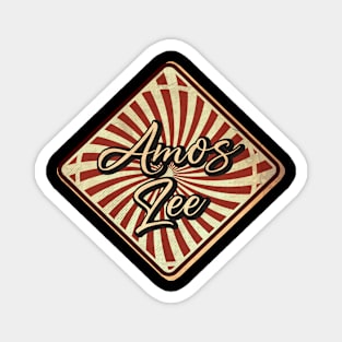 Amos Lee vintage design on top Magnet