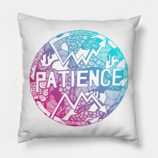 Dual Color Circle of Patience Pillow