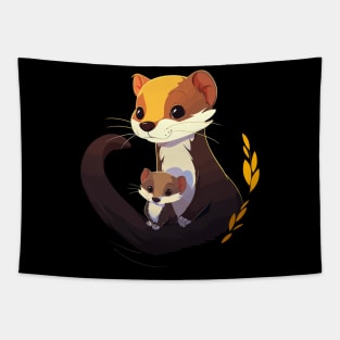 Weasel Fathers Day Tapestry