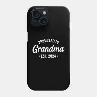 Promoted to Grandma 2024 Soon To Be Grandmother, New Grandma Phone Case