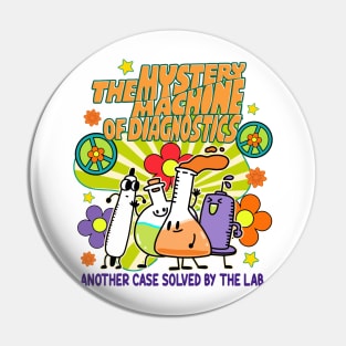 Lab Week 2025 Mystery Machine Of Diagnostics Lab Tech Pin