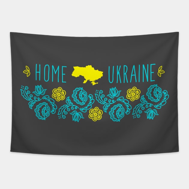 Ukraine is my home Tapestry by Olga Berlet