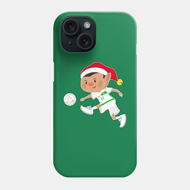 Iran football Christmas elf. Football World Cup soccer t-shirt Phone Case by abtchlr