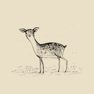 Monochrome Deer T-Shirt