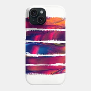 Paintbrush strokes Phone Case