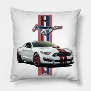 Texas Style Mustang Pony Red Pillow