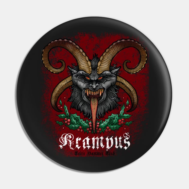 Krampus Pin by celtichammerclub