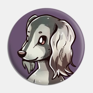 Pocket Cute Saluki Dog Pin